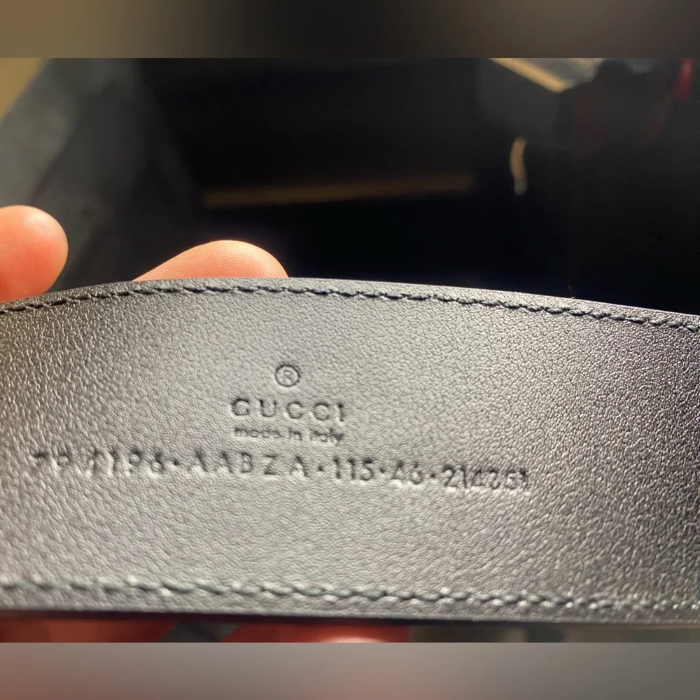 Gucci Black Belt Bag with Iconic GG Logo